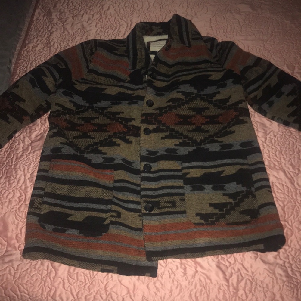 Aztec print jacket
